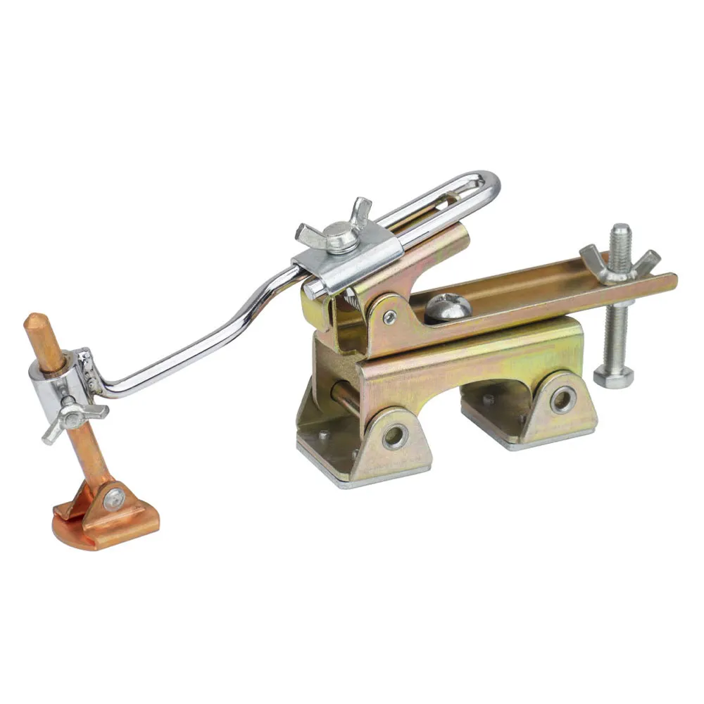 Magnetická svěrka Grasshopper s pružinovým ramenem a měděným vřetenem, délka 190 mm, hmotnost 0,4 kg, AEK